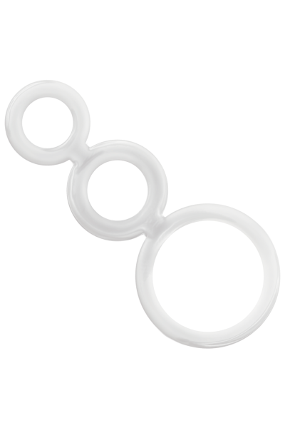 Set di anelli per pene trasparente ADDICTED TOYS - foto 2 di 5