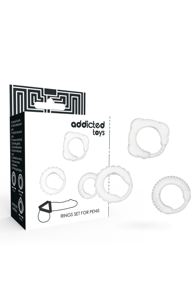 Anello per pene C-Ring Set Trasparente - foto 1 di 5