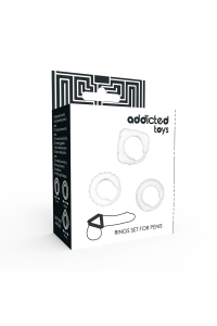 Anello per pene C-Ring Set Trasparente - foto 4 di 5