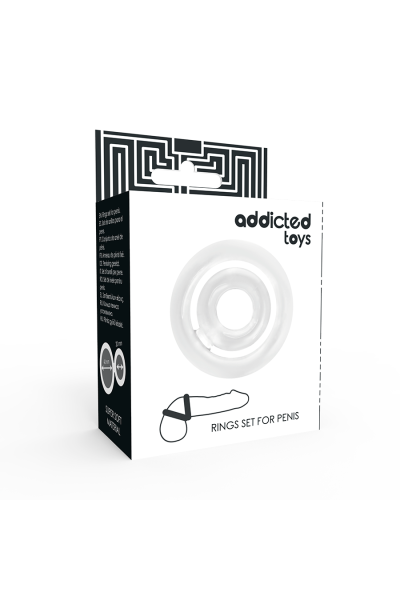 Anello per pene trasparente ADDICTED TOYS - foto 4 di 5