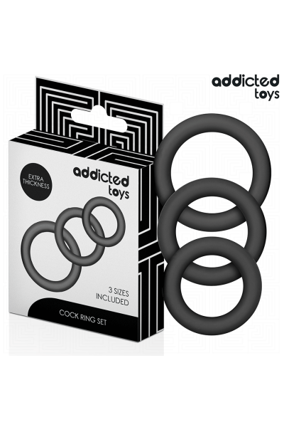 Set di anelli in silicone Addicted Toys modello 1 - foto 1 di 6