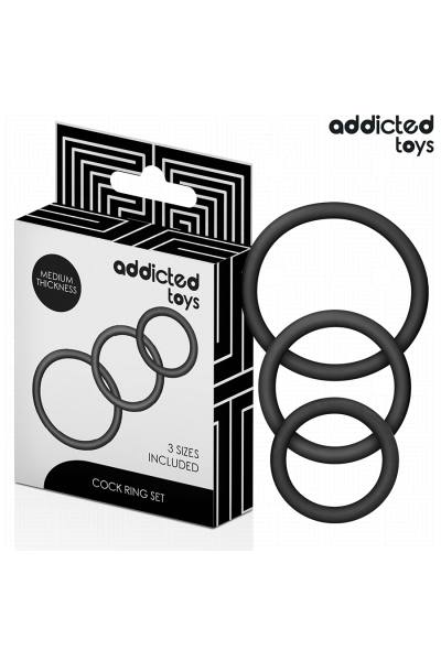 Set di anelli in silicone modello 2 Addicted Toys - foto 1 di 6