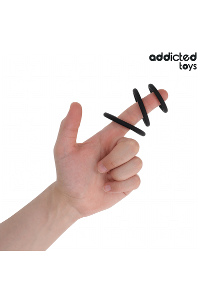 Set di anelli in silicone modello 2 Addicted Toys - foto 2 di 6