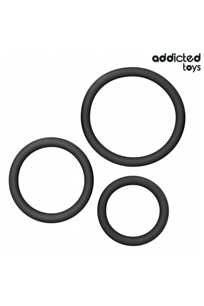 Set di anelli in silicone modello 2 Addicted Toys - foto 5 di 6