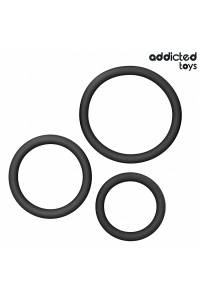 Set di anelli in silicone modello 2 Addicted Toys - foto 5 di 6