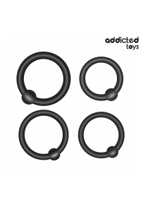 Set di anelli in silicone Addicted Toys - foto 5 di 6