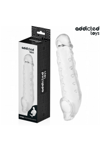 Guaina trasparente Addicted Toys taglia M 27 cm - foto 1 di 7