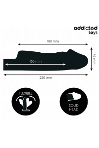 Estensore per pene trasparente Addicted Toys - foto 4 di 7