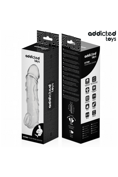 Estensore per pene trasparente Addicted Toys - foto 7 di 7