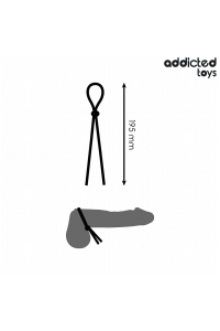 Corda in silicone per pene a singolo anello Addicted Toys - foto 4 di 7