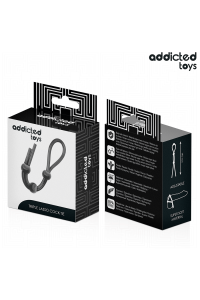 Corda in silicone per pene a triplo anello Addicted Toys - foto 7 di 7