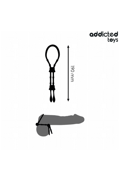 Corda in silicone regolabile Addicted Toys per il pene - foto 4 di 7