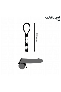 Corda in silicone regolabile Addicted Toys per il pene - foto 4 di 7