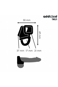 Anello per pene Addicted Toys - foto 4 di 7