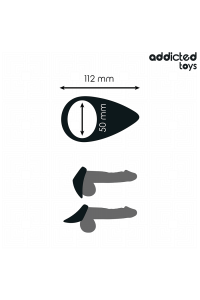 Anello fallico a goccia Addicted Toys - foto 4 di 7