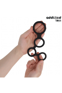 Anello per pene con divisori per testicoli Addicted Toys - foto 2 di 7