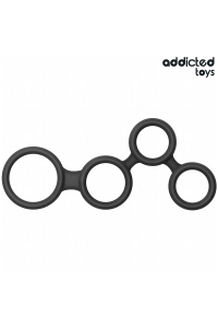 Anello per pene con divisori per testicoli Addicted Toys - foto 6 di 7