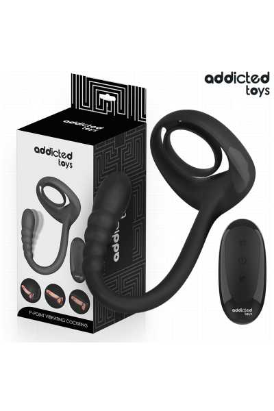 Anello vibrante Addicted Toys P-spot con telecomando - foto 1 di 7