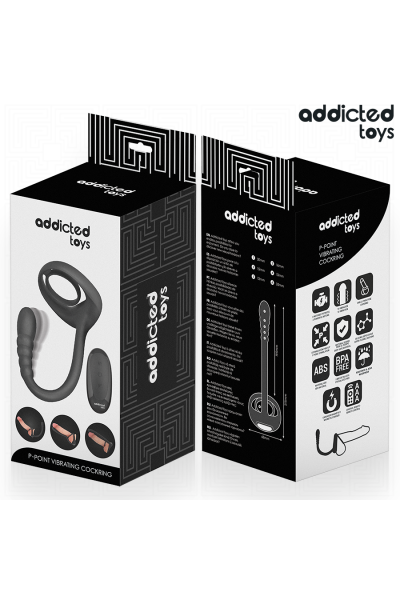 Anello vibrante Addicted Toys P-spot con telecomando - foto 3 di 7