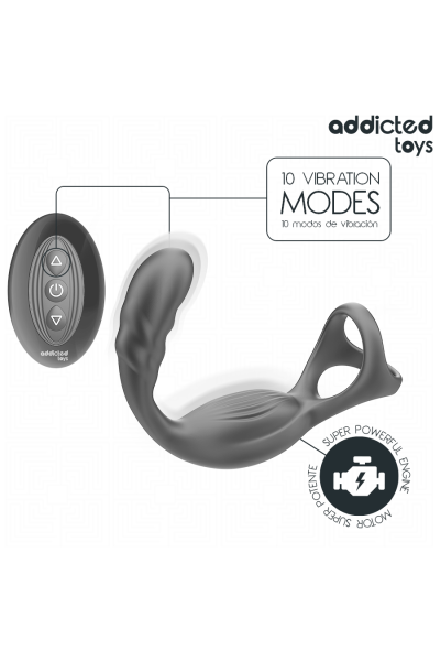 Anello prostatico doppio con telecomando Addicted Toys - foto 6 di 7