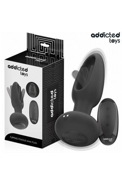 Plug anale con lingua vibrante e telecomando Addicted Toys - foto 1 di 7