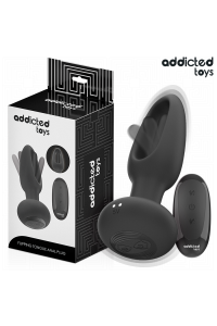 Plug anale con lingua vibrante e telecomando Addicted Toys - foto 1 di 7