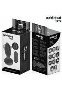 Plug anale con lingua vibrante e telecomando Addicted Toys - foto 3 di 7