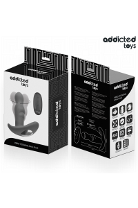 Plug anale vibrante rotante con telecomando Addicted Toys - foto 3 di 7