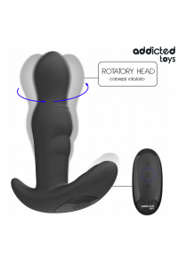 Plug anale vibrante rotante con telecomando Addicted Toys - foto 4 di 7