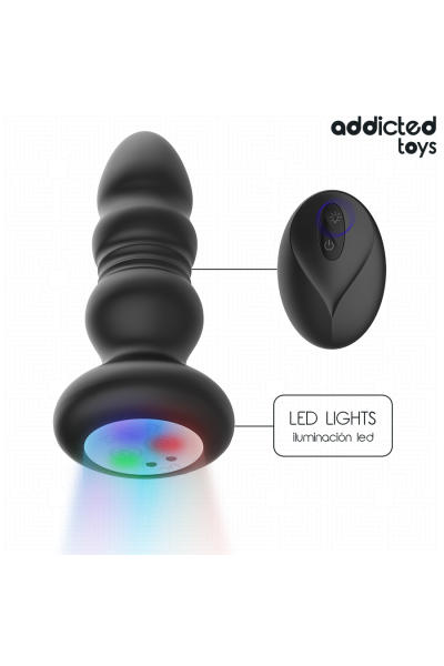 Plug anale vibrante con movimento Addicted Toys - foto 2 di 7