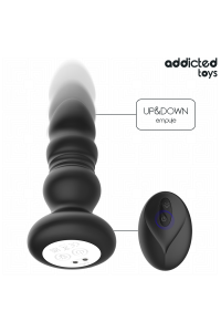 Plug anale vibrante con movimento Addicted Toys - foto 3 di 7