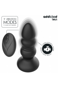 Plug anale vibrante con movimento Addicted Toys - foto 4 di 7