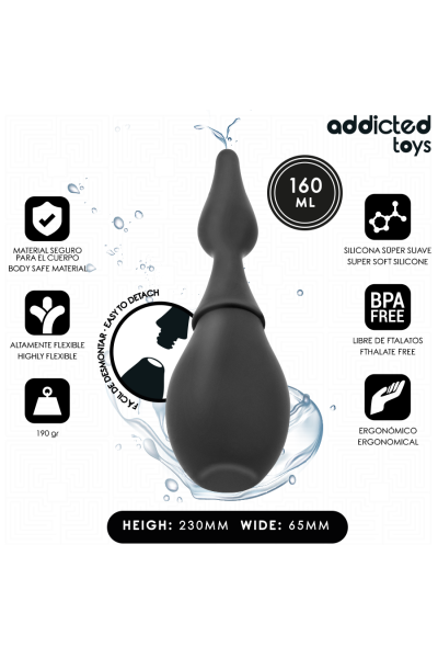 Pulitore da viaggio in silicone modello 1 Addicted Toys - foto 2 di 7
