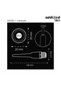 Pulitore anale con adattatore universale modello 1 Addicted Toys - foto 5 di 7
