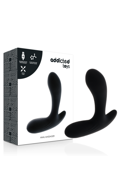 Massaggiatore anale Addicted Toys - Vibrazione nera - foto 1 di 5
