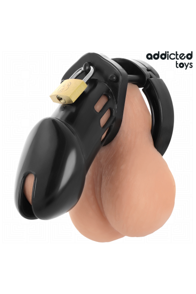 Cage per pene ADDICTED TOYS LOCKED - Obsidian Hold Taglia M - foto 3 di 7