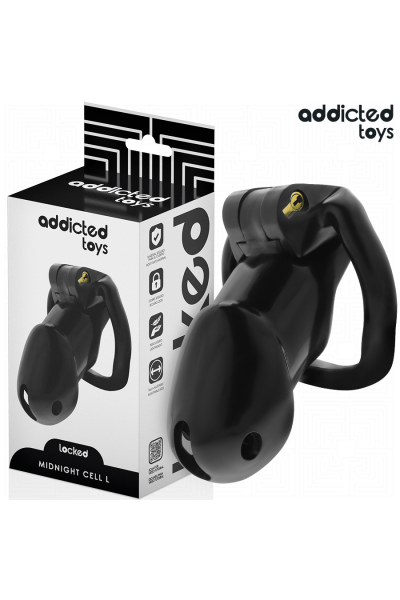 Cage per pene ADDICTED TOYS LOCKED - MINDNIGHT CELL Taglia L - foto 1 di 7