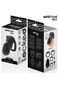 Cage per pene ADDICTED TOYS LOCKED - MINDNIGHT CELL Taglia L - foto 6 di 7
