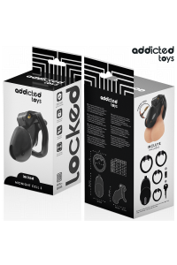 Cage per pene ADDICTED TOYS LOCKED - MINDNIGHT SIZE S - foto 6 di 7