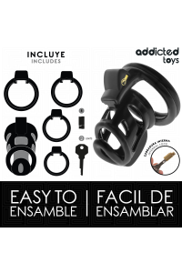 Cage per pene in silicone Gilden 8.5 cm Addicted Toys - foto 4 di 7