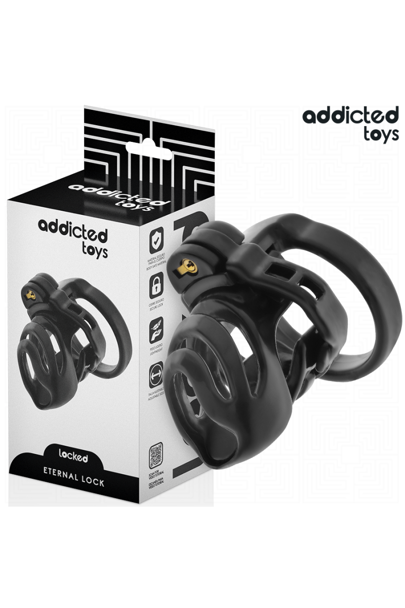 Gabbia per pene ADDICTED TOYS LOCKED - ETERNAL LOCK 9 CM - foto 1 di 7