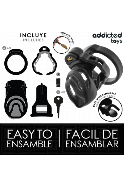 Gabbia per pene ADDICTED TOYS LOCKED - ETERNAL LOCK 9 CM - foto 4 di 7