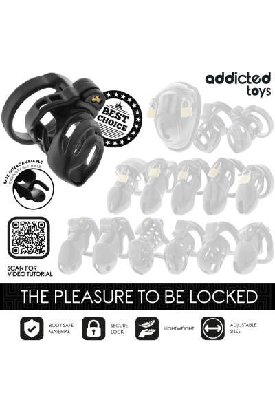 Gabbia per pene ADDICTED TOYS LOCKED - ETERNAL LOCK 9 CM - foto 7 di 7