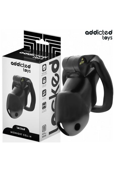 Cage per pene ADDICTED TOYS LOCKED - MINDNIGHT SIZE M - foto 1 di 7