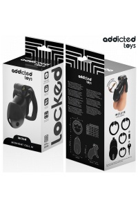 Cage per pene ADDICTED TOYS LOCKED - MINDNIGHT SIZE M - foto 6 di 7