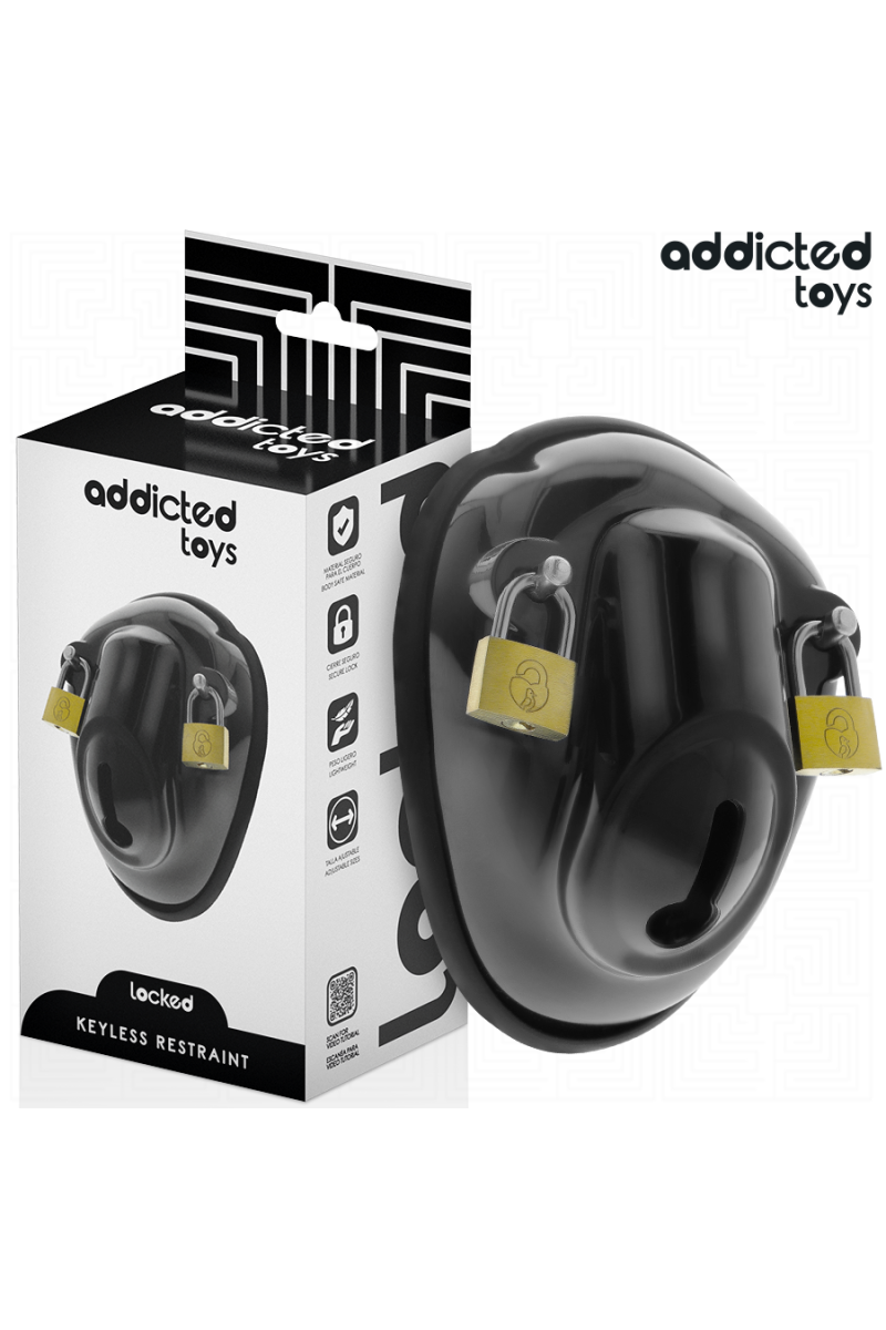 Cage per pene senza chiave ADDICTED TOYS LOCKED 11.5 CM - foto 1 di 7