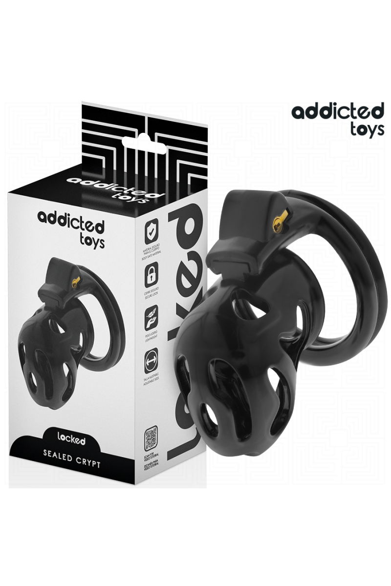 Gabbia per pene ADDICTED TOYS LOCKED - SEALED CRYPT 8 CM - foto 1 di 7