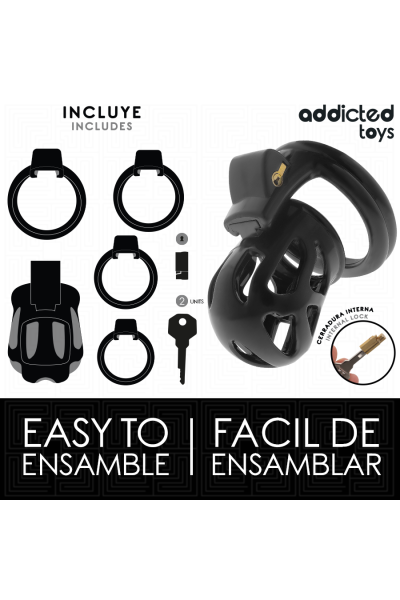 Cage per pene ADDICTED TOYS LOCKED - SILENT KEEP 7.5 CM - foto 4 di 7