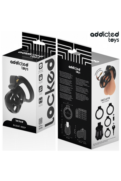 Cage per pene ADDICTED TOYS LOCKED - SILENT KEEP 7.5 CM - foto 6 di 7