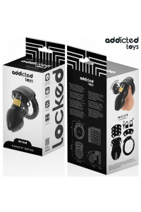 Gabbia per pene ADDICTED TOYS LOCKED - CHASTITY DEPTHS 7.5 CM - foto 6 di 7